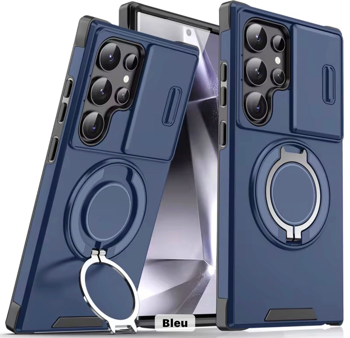 Coque Renforcée + Protection Appareil Photo – Samsung Ultra (S21 à S25ultra )