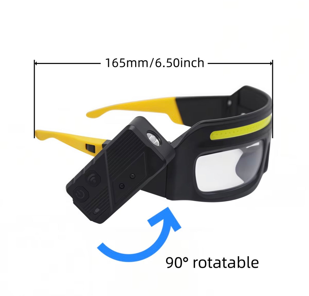 👓 lunettes LED rechargeable